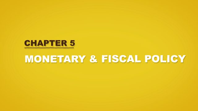 financial literacy | monetary & fiscal policy